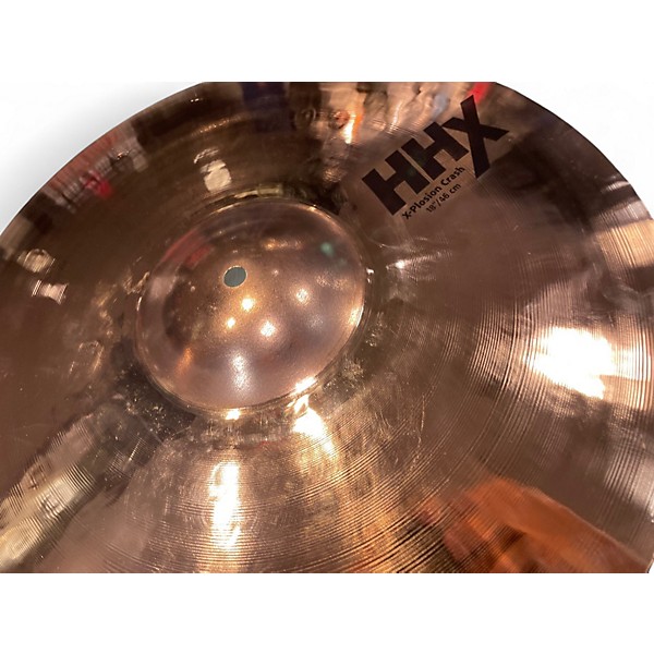 Used SABIAN 18in HHX Xplosion Crash Brilliant Cymbal