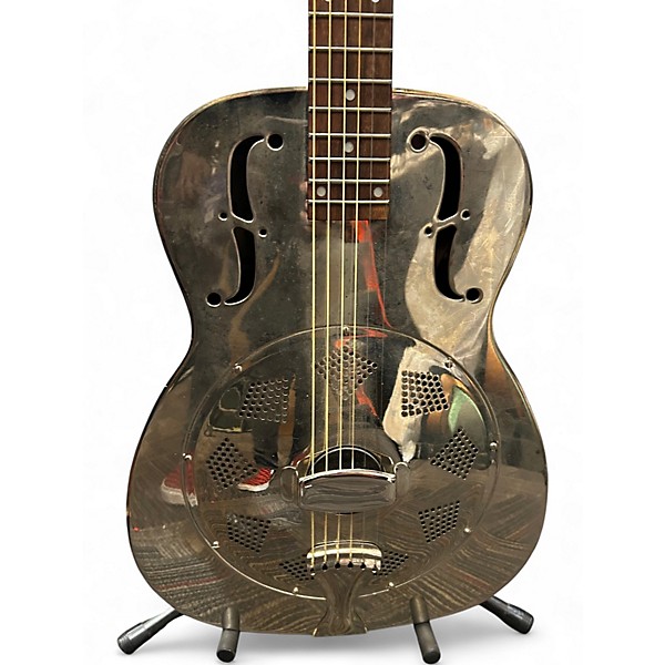 Used Regal RC2 Silver Resonator Guitar
