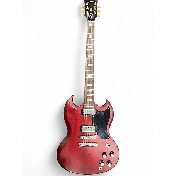 Used 2018 Gibson SG Special Worn Cherry Solid Body Electric Guitar