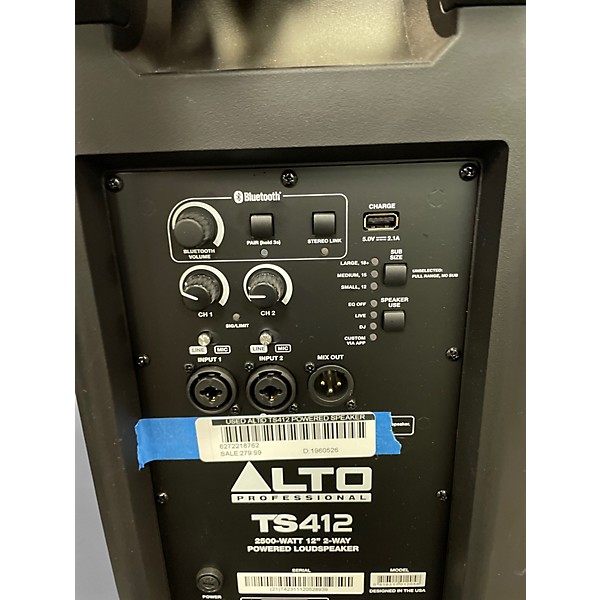 Used Alto TS412 Powered Speaker