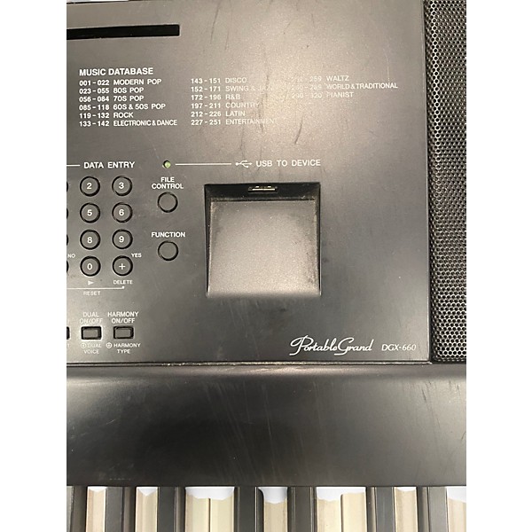 Used Yamaha DGX660 Portable Keyboard