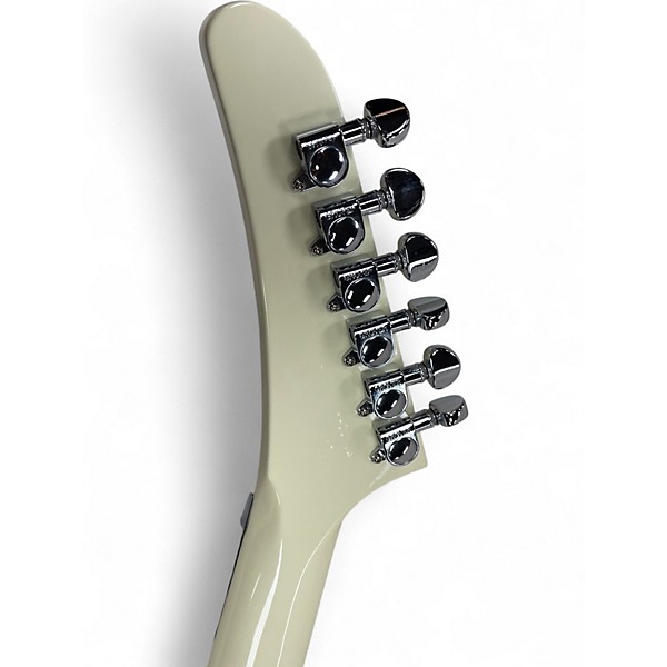 Used 2011 Gibson Gibson Explorer 1984 Reissue Floyd Rose Olympic White Solid Body Electric Guitar