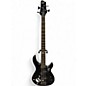 Used Squier MB4 Skull & Crossbones BLACK SPARKLE Electric Bass Guitar thumbnail