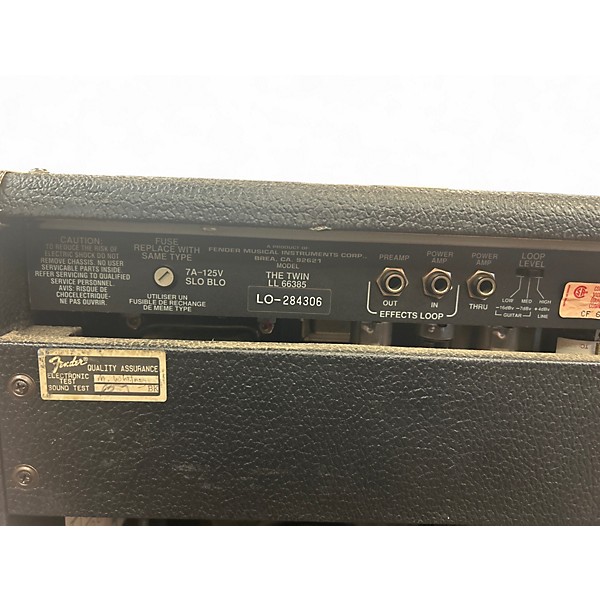 Vintage 1981 Fender The Twin Tube Guitar Combo Amp