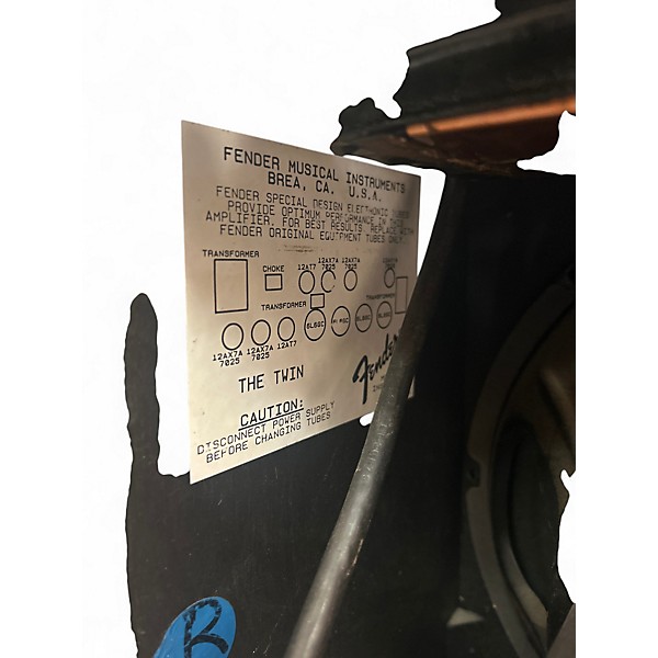 Vintage 1981 Fender The Twin Tube Guitar Combo Amp