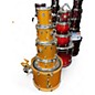 Used Ludwig 5 Piece CLASSIC BIRCH amber sparkle Drum Kit thumbnail