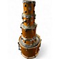 Used Ludwig 5 Piece CLASSIC BIRCH amber sparkle Drum Kit
