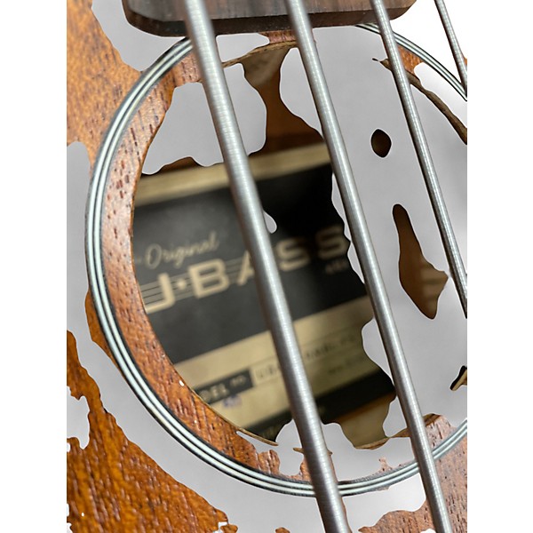 Used Kala Rumbler U-Bass Mahogany Acoustic Bass Guitar