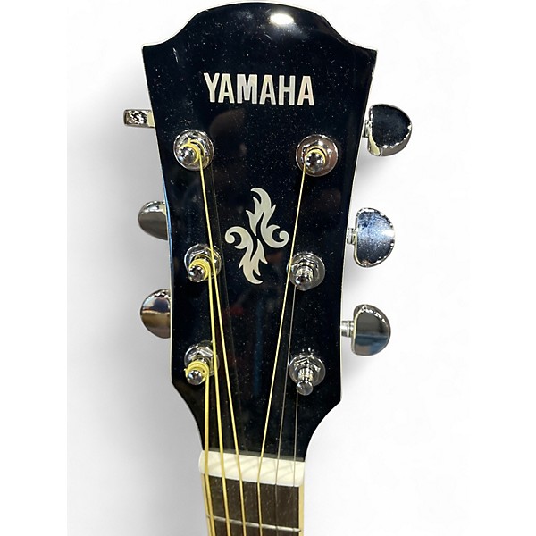 Used Yamaha APX600 White Acoustic Electric Guitar