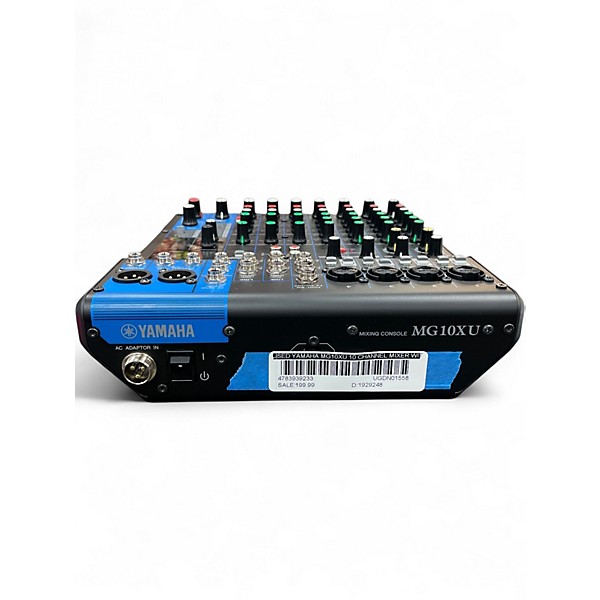 Used Yamaha MG10XU 10 Channel Mixer with Effects Unpowered Mixer