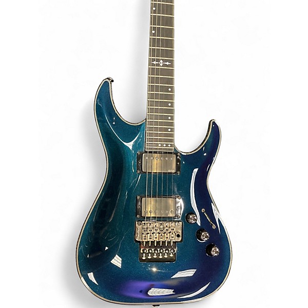 Used Schecter Guitar Research Hellraiser C1 Hybrid Chameleon Solid Body Electric Guitar