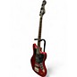 Used Squier Vintage Modified Jaguar Bass Special Candy Apple Red Electric Bass Guitar