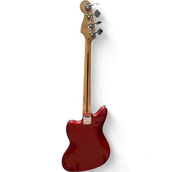 Used Squier Vintage Modified Jaguar Bass Special Candy Apple Red Electric Bass Guitar