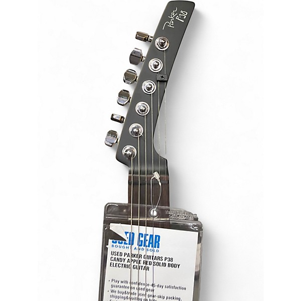 Used Parker Guitars P38 Candy Apple Red Solid Body Electric Guitar