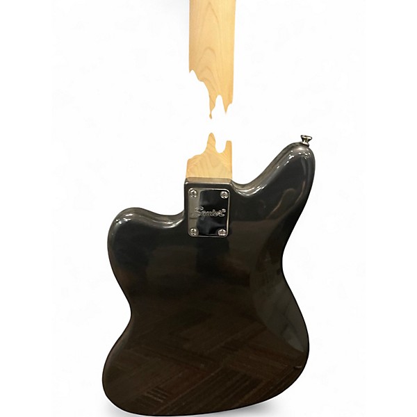 Used Squier Affinity Series Jaguar Bass H Charcoal Frost Metallic Electric Bass Guitar