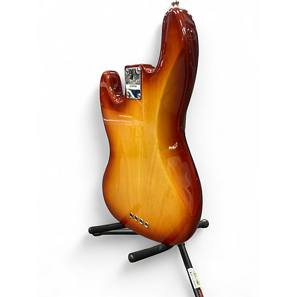 Used 2018 Fender Limited Ed Lightweight Ash American Professional Jazz Bass Sienna Burst Electric Bass Guitar