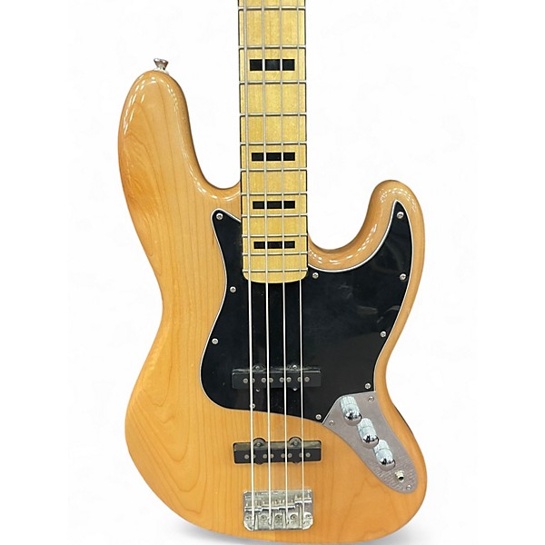 Used Squier Classic Vibe 70s Jazz Bass Natural Electric Bass Guitar