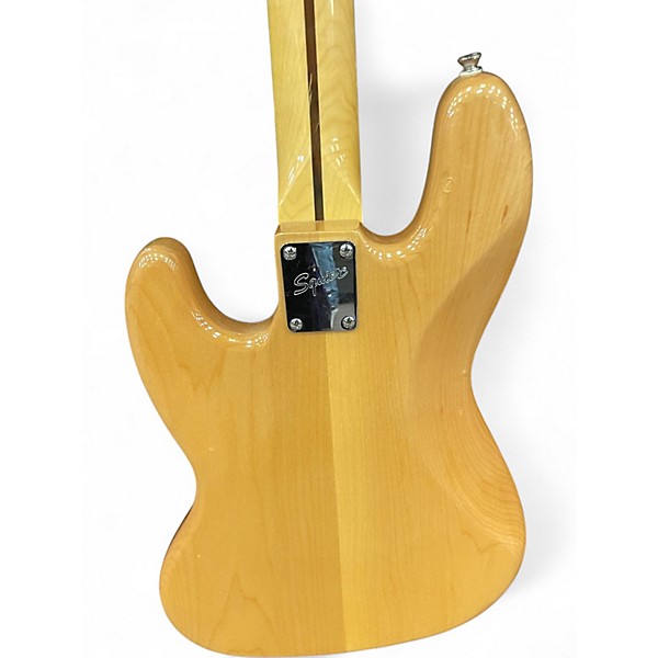 Used Squier Classic Vibe 70s Jazz Bass Natural Electric Bass Guitar