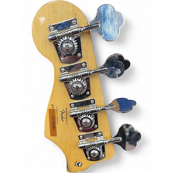 Used Squier Classic Vibe 70s Jazz Bass Natural Electric Bass Guitar