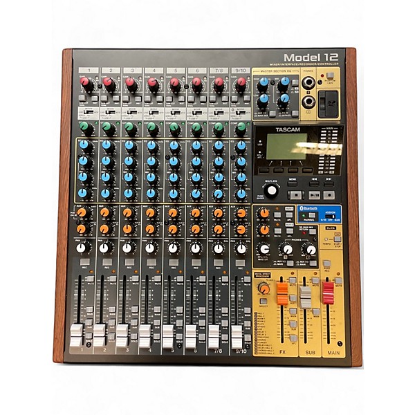 Used TASCAM MODEL 12 Powered Mixer
