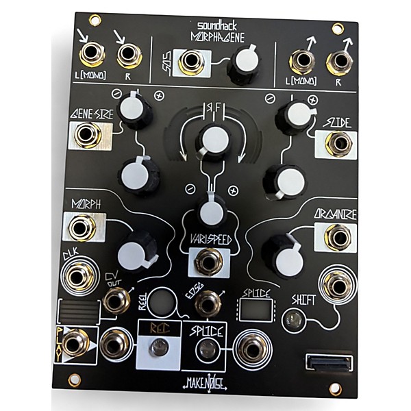 Used Make Noise  sound hack morphagene Synthesizer