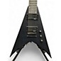 Used Jackson js22-7 king v Black Solid Body Electric Guitar