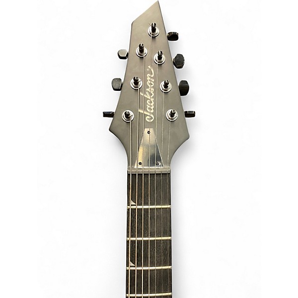 Used Jackson js22-7 king v Black Solid Body Electric Guitar