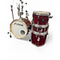 Used SONOR 4 Piece AQX RED SPARKLE Drum Kit thumbnail
