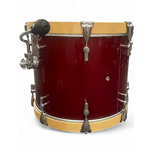 Used SONOR 4 Piece AQX RED SPARKLE Drum Kit