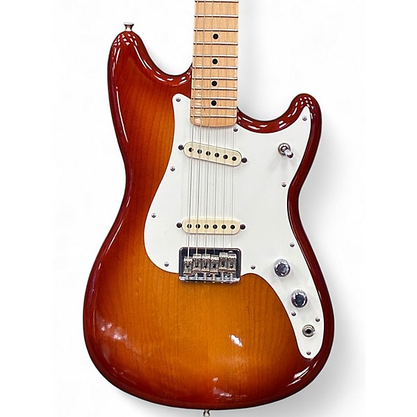 Used Fender Duo Sonic Sienna Sunburst Solid Body Electric Guitar