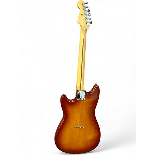 Used Fender Duo Sonic Sienna Sunburst Solid Body Electric Guitar