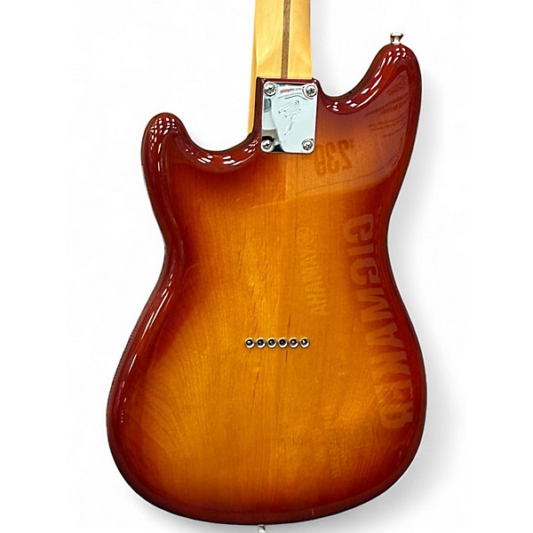 Used Fender Duo Sonic Sienna Sunburst Solid Body Electric Guitar