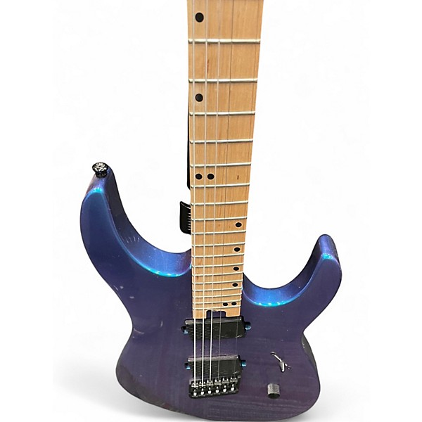 Used Legator NINJA 6 MULTI SCALE FLIP FLOP PURPLE Solid Body Electric Guitar