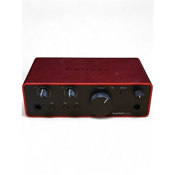 Used Focusrite Scarlett Solo Studio Gen 4 Audio Interface