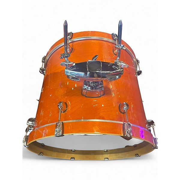Used Mapex 5 Piece Meridian Birch Orange Drum Kit
