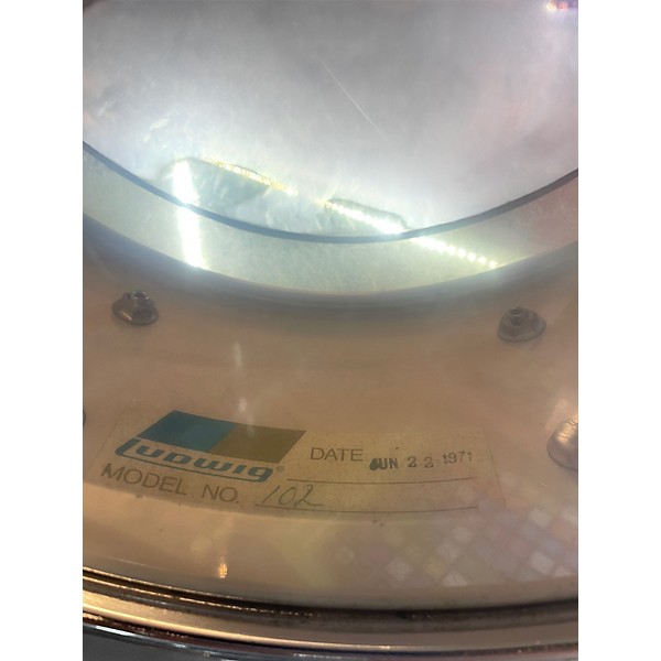 Vintage 1971 Ludwig 14in Standard Snare Orange Drum