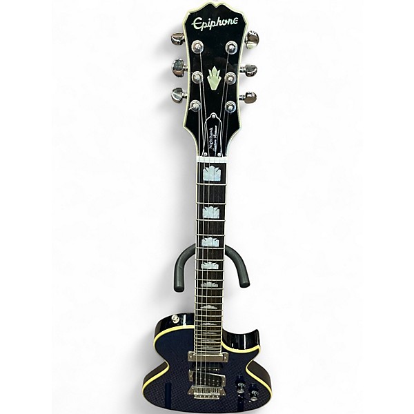 Used Epiphone Nighthawk Custom Reissue Blue Solid Body Electric Guitar
