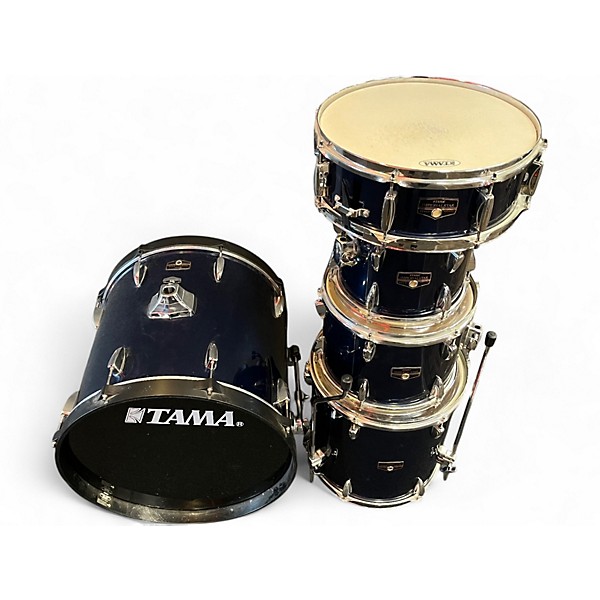 Used TAMA 5 Piece Imperialstar Midnight Blue Drum Kit