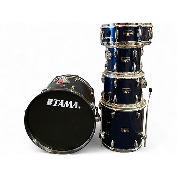 Used TAMA 5 Piece Imperialstar Midnight Blue Drum Kit