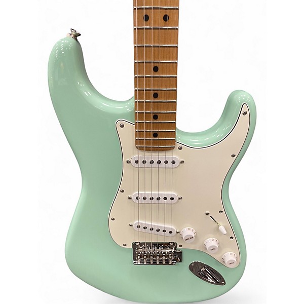 Used Fender LIMITED EDITION PLAYER STRATOCASTER Surf Green Solid Body Electric Guitar