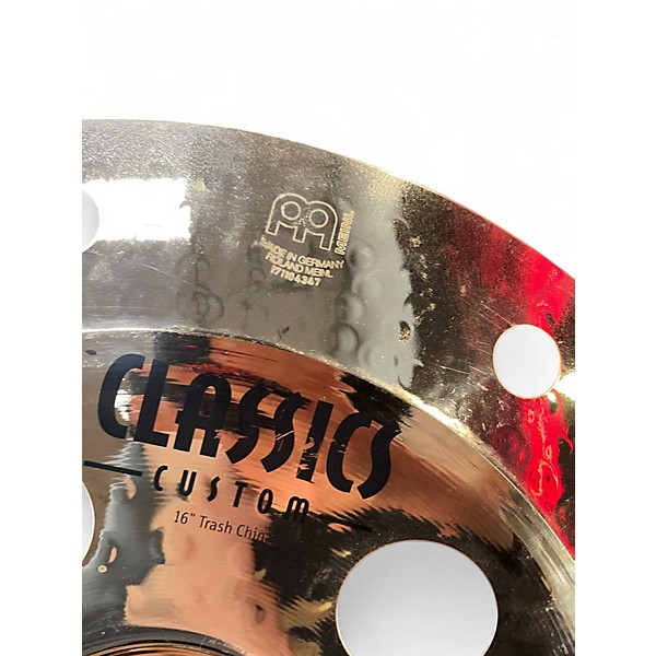 Used MEINL 16in Classic Custom Trash China Cymbal