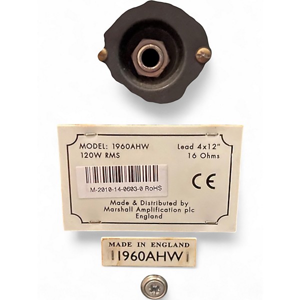 Used Marshall 1960AHW Hand Wired 120W 4x12 Guitar Cabinet