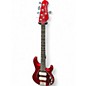 Used Ernie Ball Music Man StingRay 5 Special HH RED SPARKLE Electric Bass Guitar
