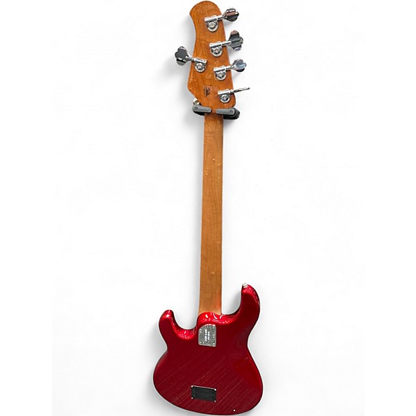 Used Ernie Ball Music Man StingRay 5 Special HH RED SPARKLE Electric Bass Guitar