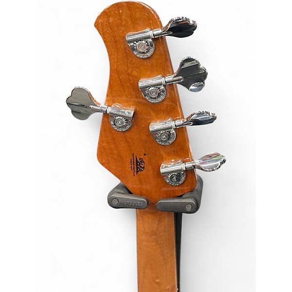 Used Ernie Ball Music Man StingRay 5 Special HH RED SPARKLE Electric Bass Guitar