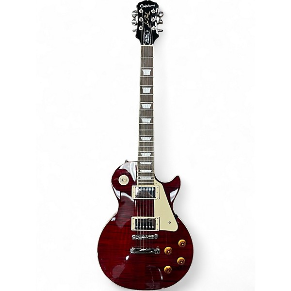 Used Epiphone Les Paul Standard Pro Wine Red Solid Body Electric Guitar