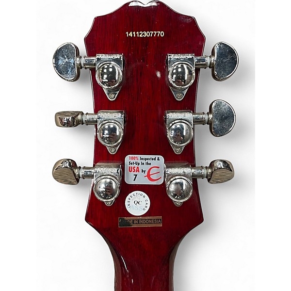 Used Epiphone Les Paul Standard Pro Wine Red Solid Body Electric Guitar