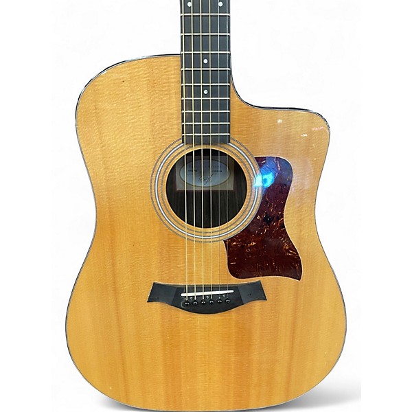 Used Taylor 210CE PLUS Natural Acoustic Electric Guitar