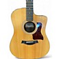 Used Taylor 210CE PLUS Natural Acoustic Electric Guitar