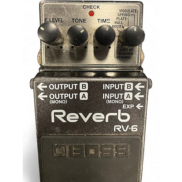 Used BOSS RV6 Digital Reverb Effect Pedal